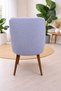 Kitchen Chair Cover Large Oval Lycra Fabric, Pitikare Patterned Washable Stretch Elastic Chair Cover (1 Piece) - 5