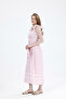 Heart-Detailled Striped Relaxed Strap Dress # 35510 - 3