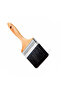 Oil Paint Brush Wooden Handle No 3 Professional Paint Brush Durable Bristle Structure Precise Painting