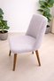 Kitchen Chair Cover Large Oval Lycra Fabric, Brick Pattern Washable Stretch Elastic Chair Cover (1 Piece) - 4