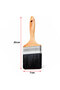 Oil Paint Brush Wooden Handle No 3 Professional Paint Brush Durable Bristle Structure Precise Painting - 4
