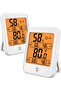 Indoor Digital Thermometer Hygrometer,Room Humidity Monitor with Backlight,High Accuracy