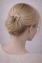 Hairpin 11 cm French Model Hair Stick Bone Detailed Strong Hold Stylish Women's Hair Accessory - 3