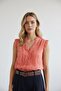 Women's Transparent Ruffled Blouse