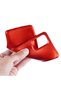 Galaxy A73 Case Brsa Premier Silicone Cover - Red - 3