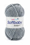 Softbaby (Velvet-Chenille) Hand Knitting Yarn 557 Light Gray