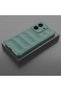 Poco C65 Case Flexible Tpu Hollowed Back Surface Design Brsa Ethnic Silicone Cover - Navy Blue - 8