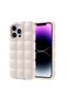 iPhone 14 Pro Max Case Shiny Flexible Silicone Brsa Dom Dom Cover - Blue - 2