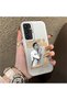 Samsung Galaxy S23 Fe Compatible Silicone Edge Hard Back Anti-Fall Phone Case Cristiano Ronaldo