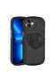 iPhone 11 Compatible Camera Protected Pop Socket Colorful Brsa Ofro Case-Black