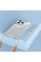 iPhone 15 Pro Max Case Aihttgli with Attachable Strap Apparatus Brsa Snap Silicone Cover-Transparent - 4