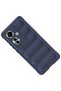 Reno 11F 5g Case Flexible Tpu Hollowed Back Surface Design Brsa Ethnic Silicone Cover - Black - 5