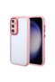 Galaxy S23 Case with Camera Protection, Colorful Edge and Frame Design, Brsa Vitamin Cover - Plum