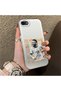 iPhone 7/8/Se 2020 2022 Compatible Hard Acrylic Back Silicone Edge Lens Protection Case - 3
