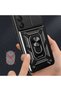 Galaxy A55 Case with Magnetic Stand and Camera Protection Brsa Sliding Vega Cover - Black - 6