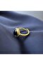 Aurastone Bronze Copper Onyx Natural Stone Ring - 2