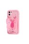 iPhone 11 Case with Camera Protection Figure Design Brsa Kapya Cover-Pink Light - 6