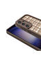Galaxy S23 Fe Case with Camera Protection Printed Back Surface Brsa Classy Cover - Light Brown - 8