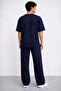 -Erkek Oversize Basic 2-Piece Set 100% Cotton Comfortable Daily Combination - 2