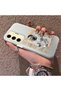 Samsung Galaxy S24 Fe Compatible Hard Acrylic Back Silicone Edge Lens Protection Case - 3