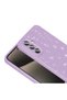 Galaxy A36 Case with Camera Protection, Silvery Luxury Brsa Cotton Cover - Light Pink - 6