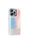 iPhone 14 Pro Case with Airbag Colorful Back Surface Bead Design Brsa Sand Cover - Purple - 5