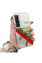 Realme C65 4g Compatible Hard Acrylic Back Silicone Edge Lens Protection Case