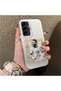 Samsung Galaxy A36/A56 Compatible Hard Acrylic Back Silicone Edge Lens Protection Case - 2