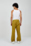 Unisex Cotton Y2K Pleated Elastic Adjustable Waist Baggy Pants - 5
