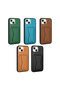 iPhone 14 Compatible Pu Leather Brsa Memo Case with Card Holder and Stand - Brown - 2