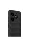 Tecno Spark 20C Case Flexible Tpu with Hollow Back Surface Design Brsa Ethnic Silicone Cover - Dark Green - 3