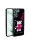 Galaxy S21 Fe Case Shining Embossed Iconic Figure Brsa Amas Silicone Cover - Black