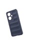 Reno 11F 5g Case Flexible Tpu Hollowed Back Surface Design Brsa Ethnic Silicone Cover - Black - 8