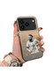 iPhone 17 Pro Compatible Hard Acrylic Back Silicone Edge Lens Protection Case