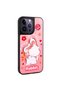iPhone 14 Pro Max Case Shining Embossed Iconic Figure Brsa Amas Silicone Cover - Black - 7
