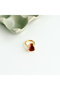 Pomeg Red Steel Ring / Steel Ring