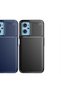 A76 Case Brsa  Silicone Cover - Navy Blue - 4
