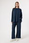 6050 - Stylish, Comfortable, Soft Modal Knitted Fabric Women's Set with Waist Tie Detail