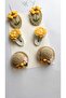 Sunflower Hand Knitted 6-Piece Organic Hair Accessory Suitable for All Ages - 3