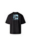 M liquid box nse oversize men's daily t-shirt black t-shirt - 2