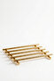 Luxury Thermoplastic Coated Metal 7 mm Trivet Heat Resistant Modern Kitchen Countertop Pot Mat - 2