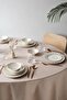 Elegance Bone Aries Metalic 24-Piece Dinnerware Set for 6 People - 6