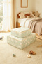 2 Pieces Children's Room Dinosaur Under-Bed Suitcase Organizer Box with Support 31X38X12 + 45X55X18