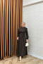 Maya Waist Detail Dress Brown