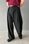 Men's Wide Pleated Korean Cut Baggy Pants - 2