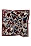 Dreamy Floral Pattern Sparkling Crystal Scarf - 5