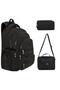Krinkıl Set of 3 Fabric Bag + Thermal Lunch Bag + Pen Holder, with Monkey Keychain Gift