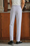 Men's Pleated Old Money Classic Fabric Trousers Comfortable Fit Summer Wear - 3