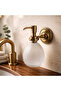 Antique Gold Retro Liquid Soap Dispenser Wall Mounted Handmade Motifed Antique Gold Bathroom Soap Dispenser - 3