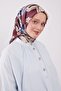 Dreamy Floral Pattern Sparkling Crystal Scarf - 3